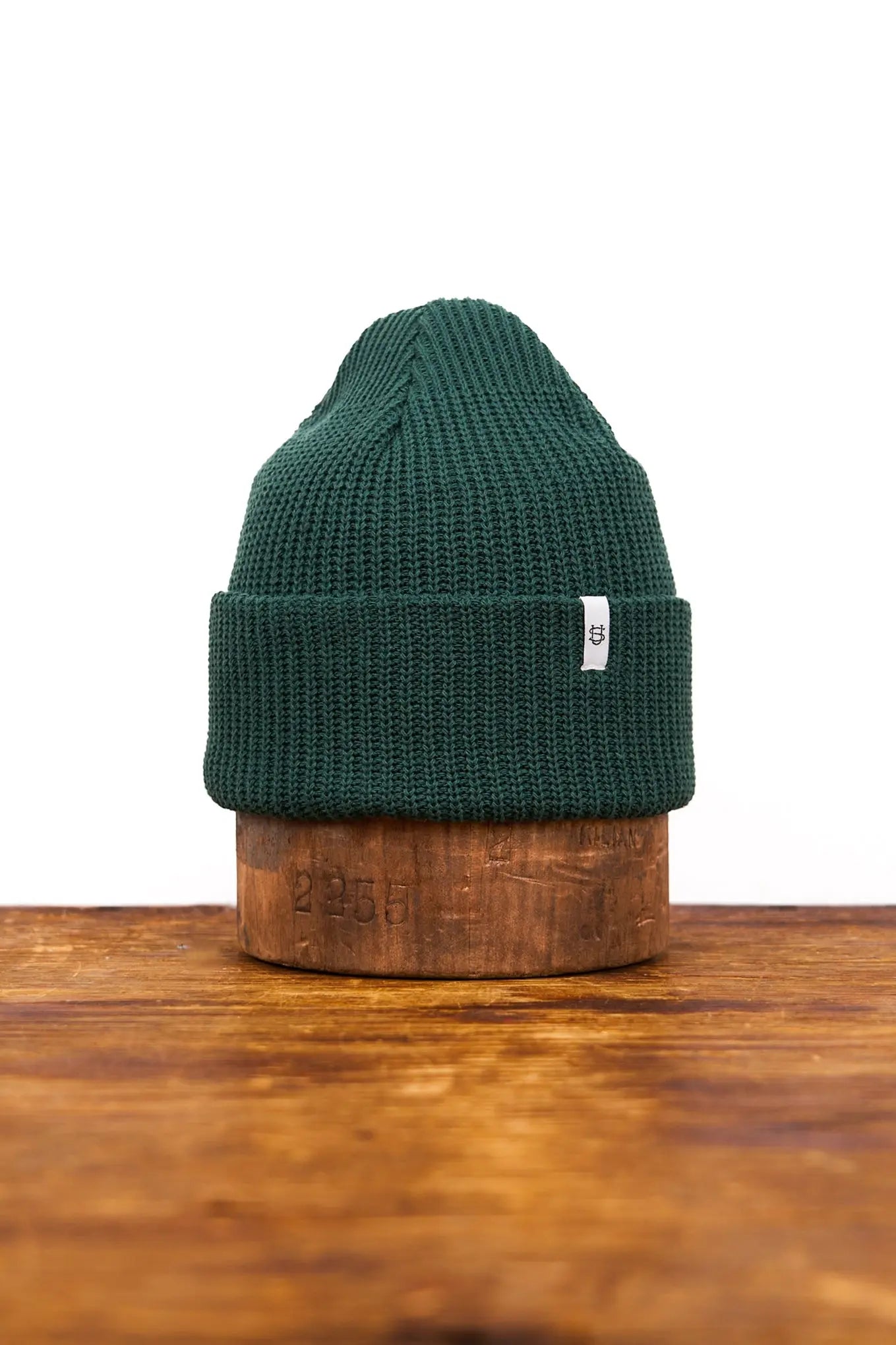Adirondack Green Upcycled Cotton Watchcap UPSTATE STOCK