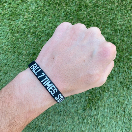 FALL 7 TIMES. STAND UP 8. Wristband Elite Athletic Gear