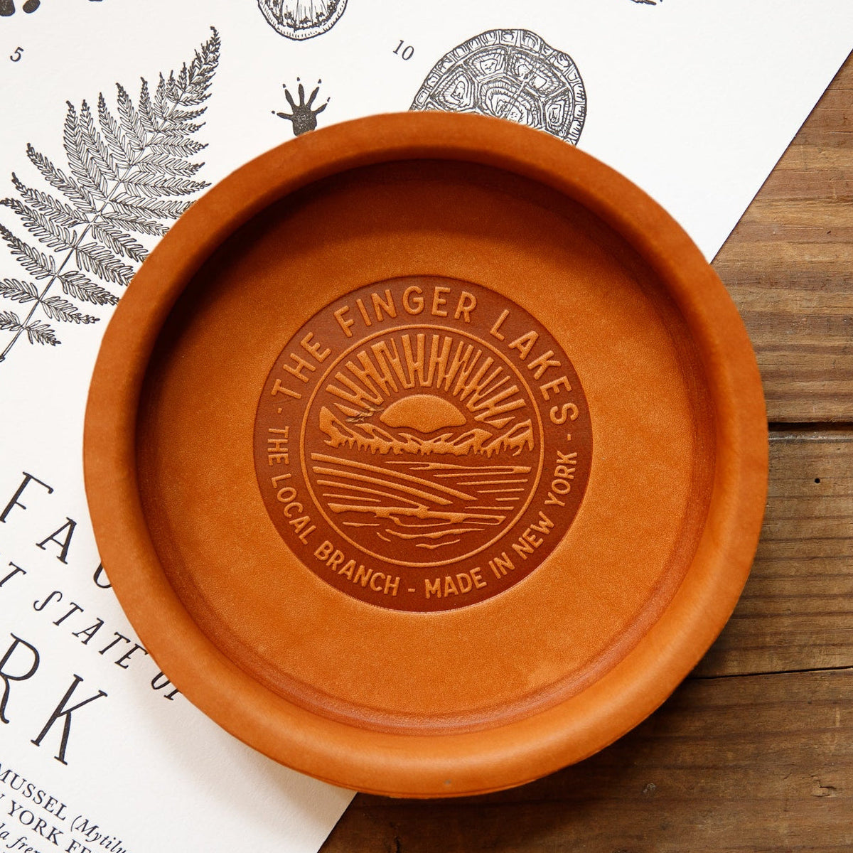 Leather Valet - Round