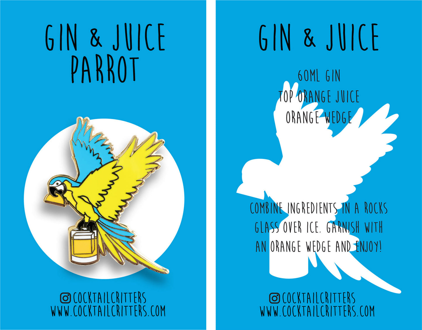 Parrot x Gin & Juice Pin