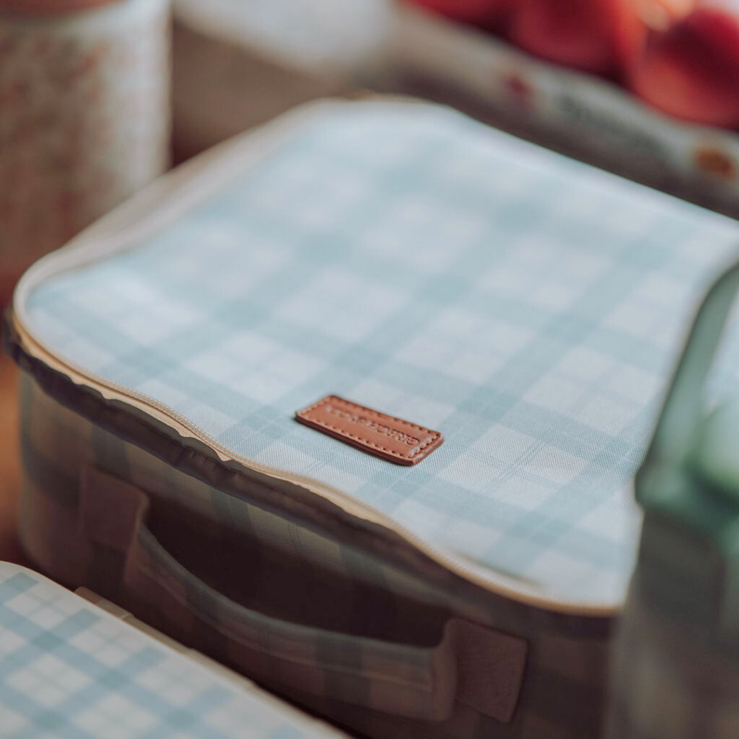 Insulated Lunch Bag | Fern Plaid