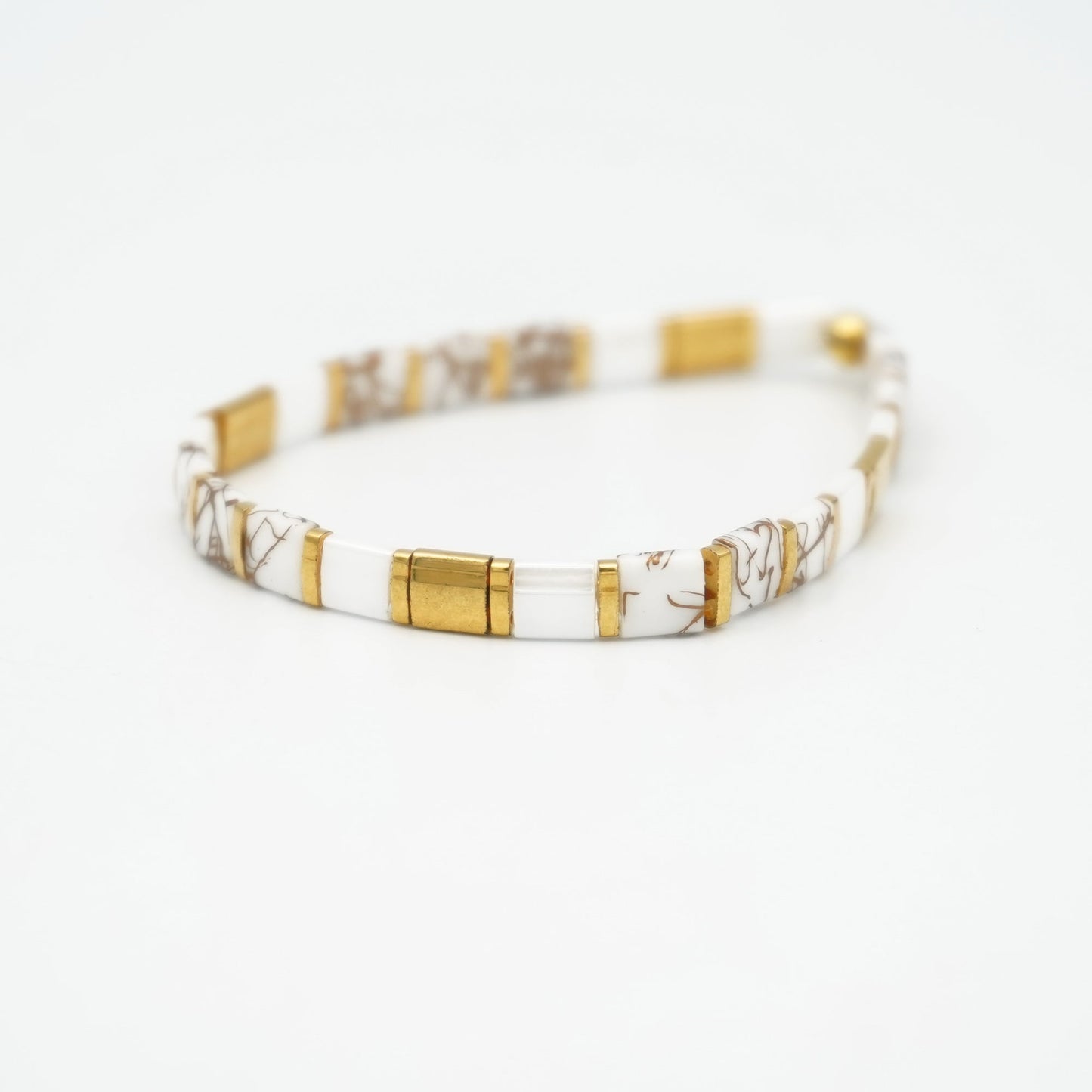 TOASTED COCONUT - Tila Bead Bracelet Stack of 3