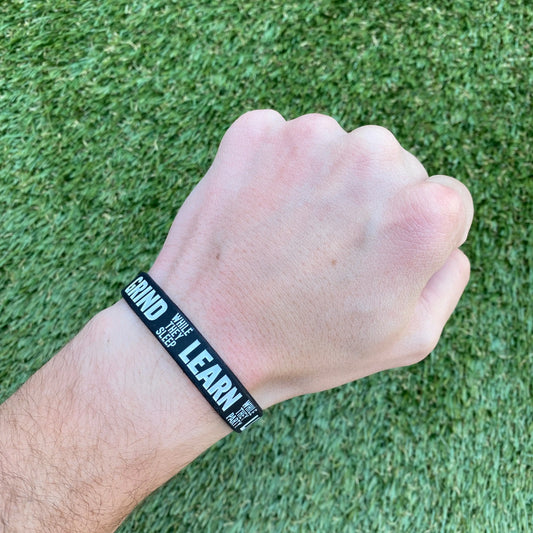 GRIND LEARN LIVE Wristband Elite Athletic Gear