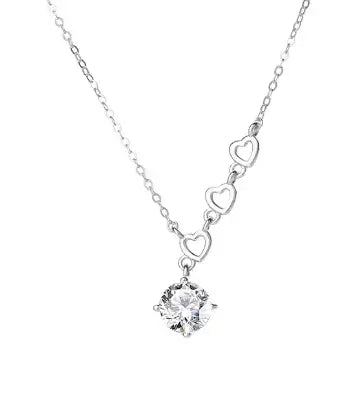 GOSSIP - Sterling Silver Necklace with Zirconia Mack & Rex