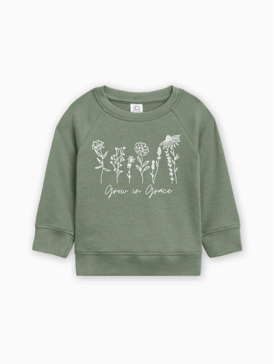 Grow in Grace Easter Christian Baby Toddler Organic Cotton Pullover