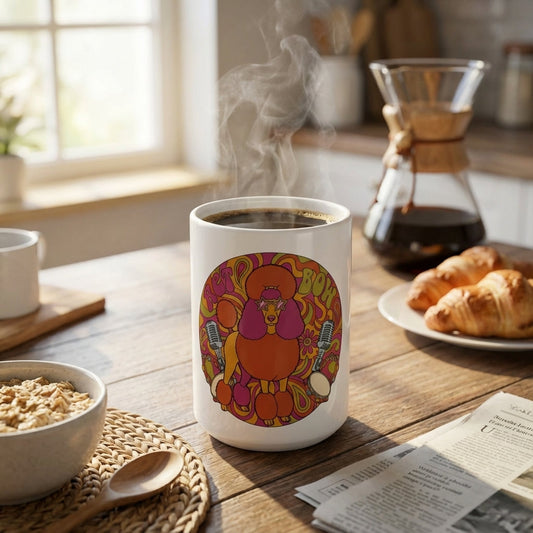 Hi-Fi Hounds - Groovy Poodle 15oz Mug