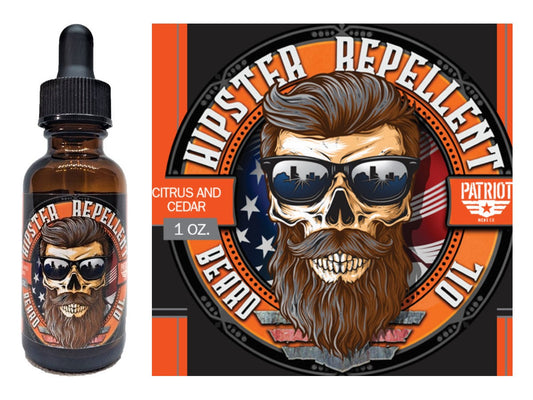 Hipster Repellent 1oz Natural Beard Oil Citrus and Cedar