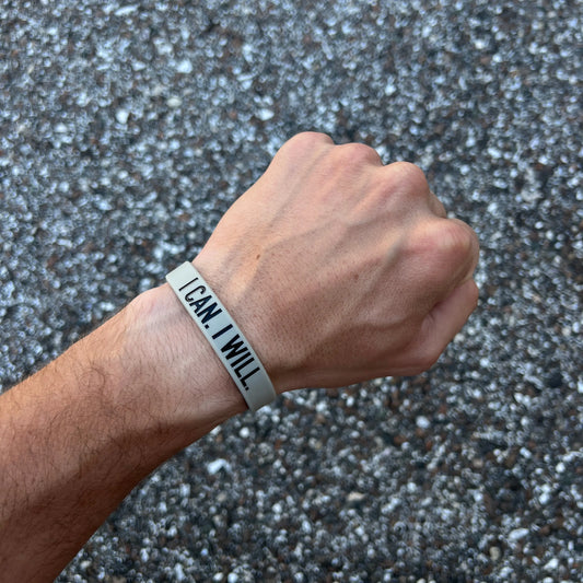 I CAN. I WILL. Wristband Elite Athletic Gear