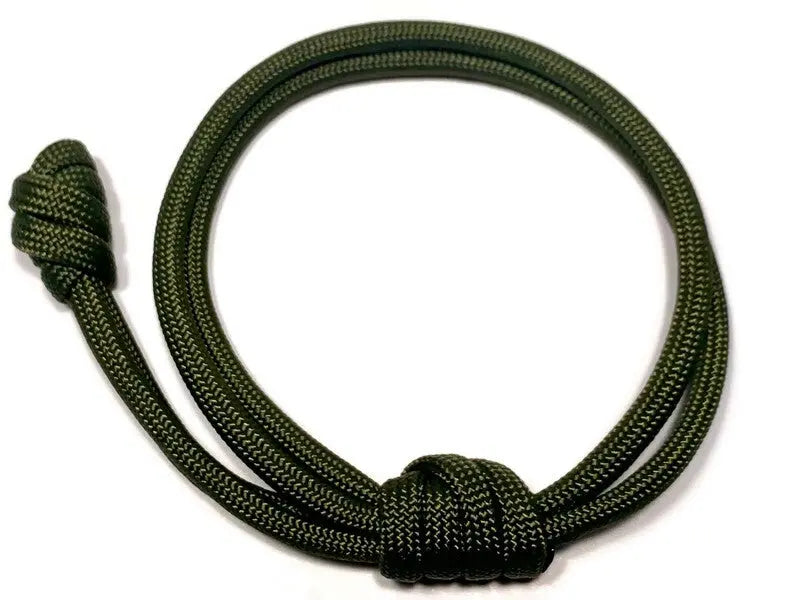 Warrior Double Rope Bracelet in Olive Engineered