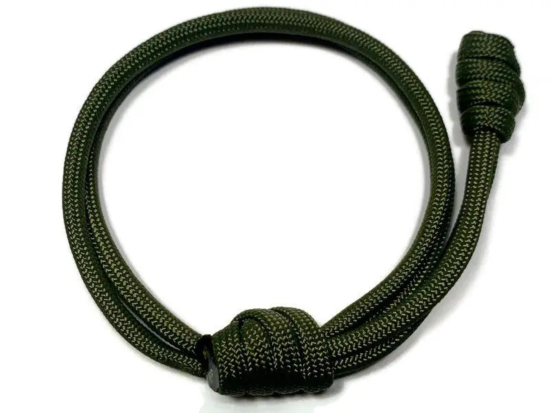 Warrior Double Rope Bracelet in Olive Engineered