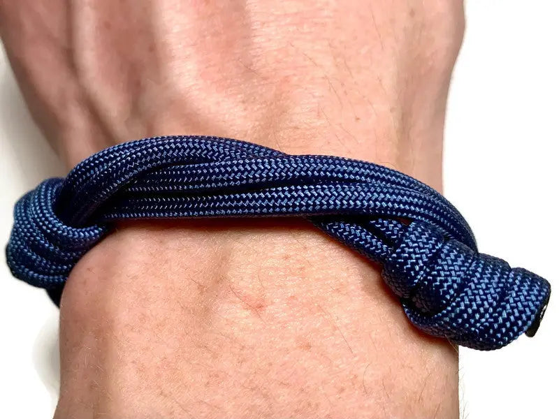Navy Double Rope Bracelet Engineered