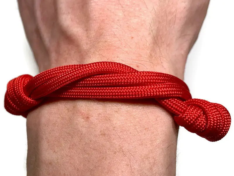 Lucky Red Double Rope Bracelet Engineered