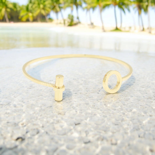 GOLDEN DELIGHT - Gold Cuff Bracelet Mack & Rex