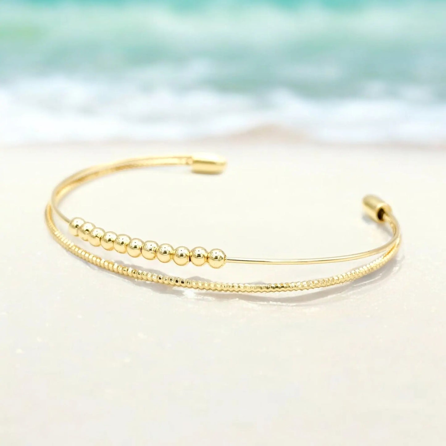 GOLDEN ERA - Gold Cuff Accent Bracelet Mack & Rex