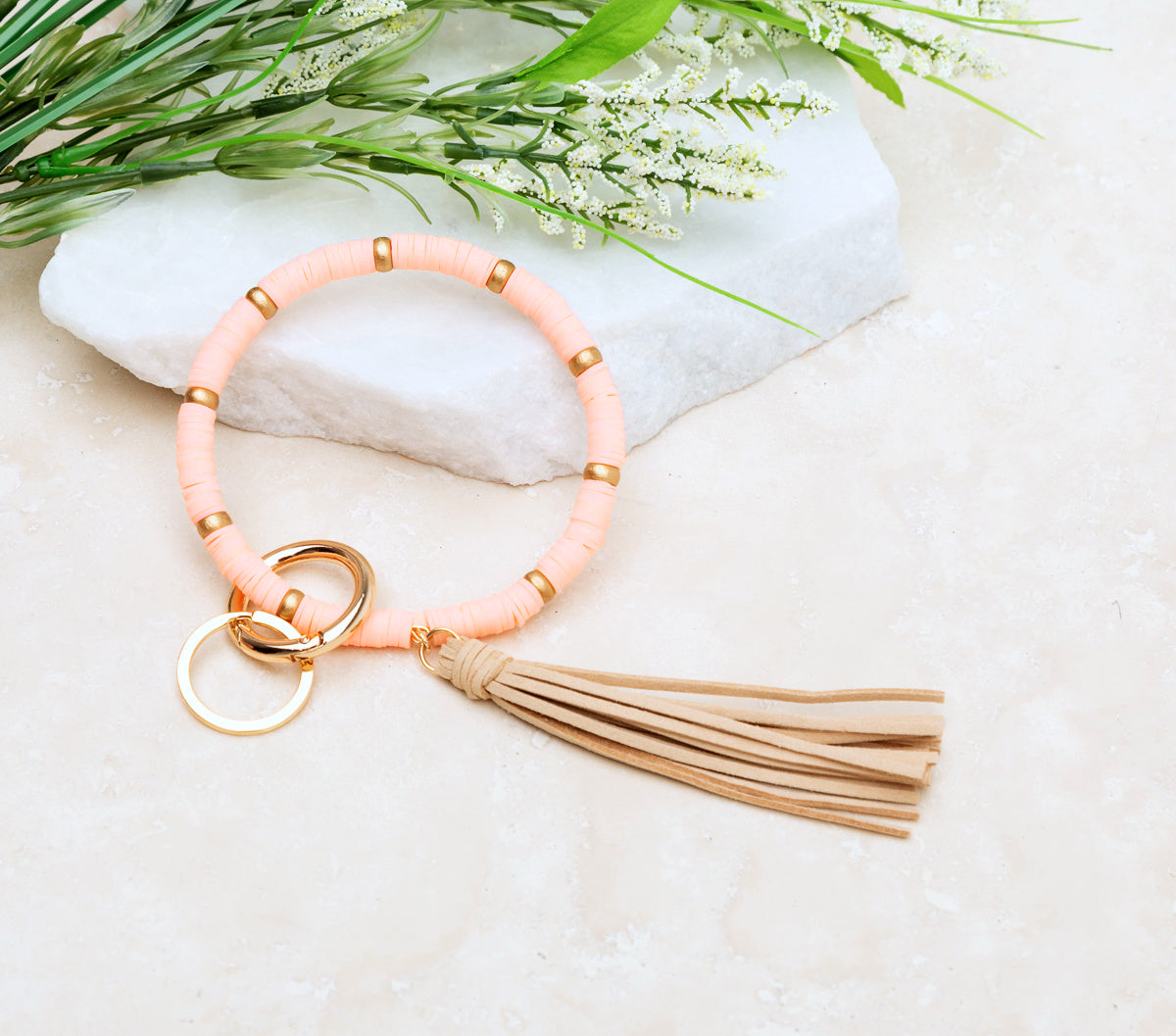 Boho Key Ring Bracelet