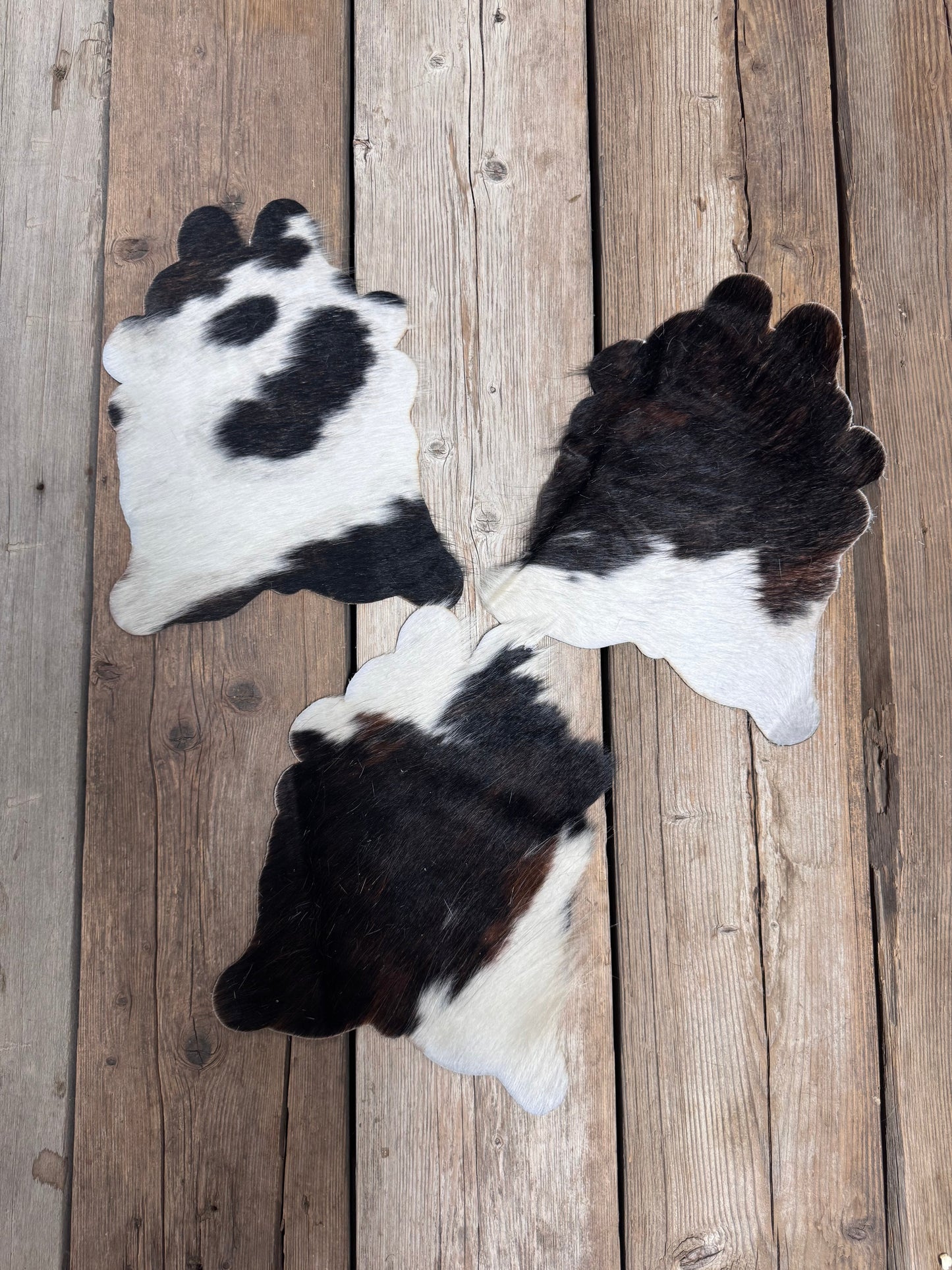 Small Cowhide Cutouts