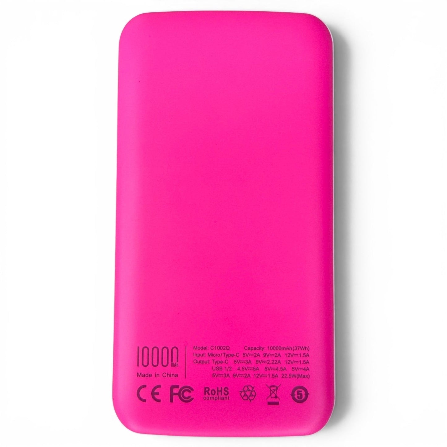 Fast Charge Power Bank | 10,000mAh Portable Charger | Slim USB-C Battery Pack for iPhone & Android | Travel & Golf Ready
