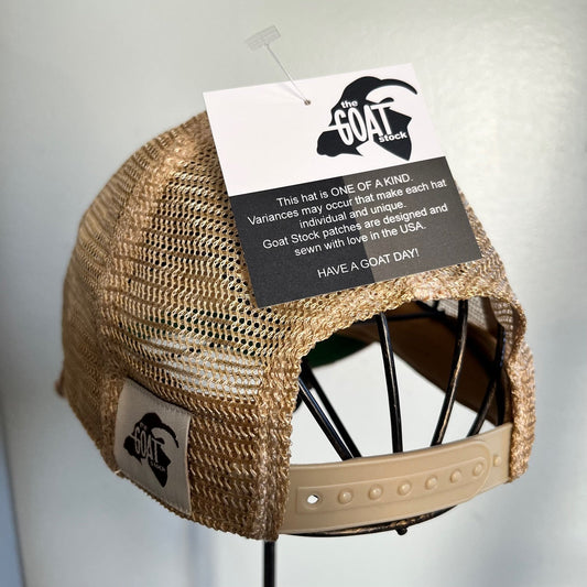 1900s Distressed Mesh Snapback Baseball Cap