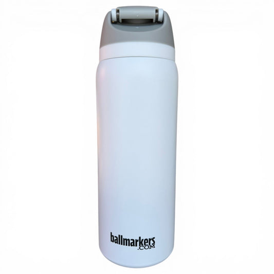 Hydration Bottle – Pocket Aces | 32oz Insulated Stainless Steel | Flip Straw Lid w/ Handle