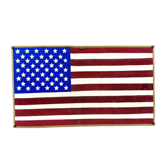 American Flag - Fire Hose - Vintage