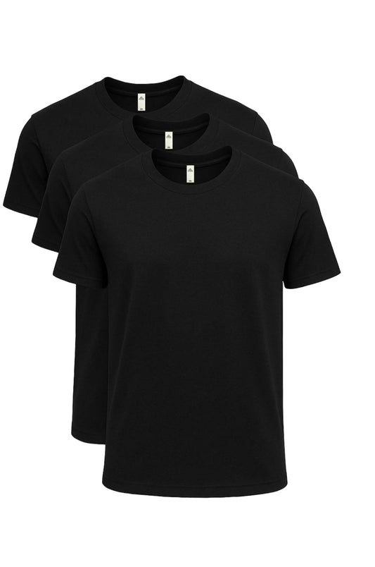3-Pack Extra Soft Medium Weight Short Sleeve T-Shirts – Mashh Gear