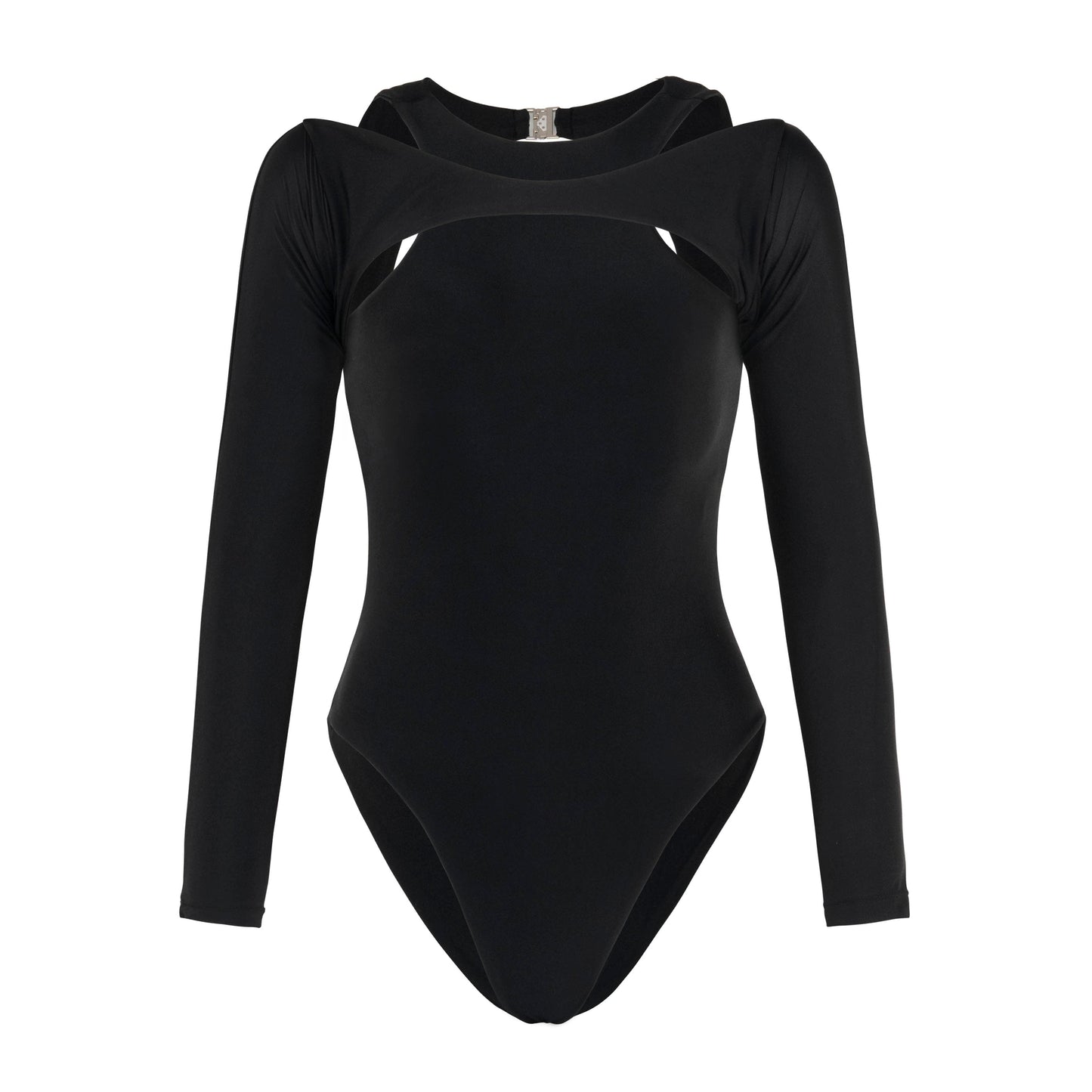 JUPITER Open-back Recycled Two-piece Swimsuit In Black