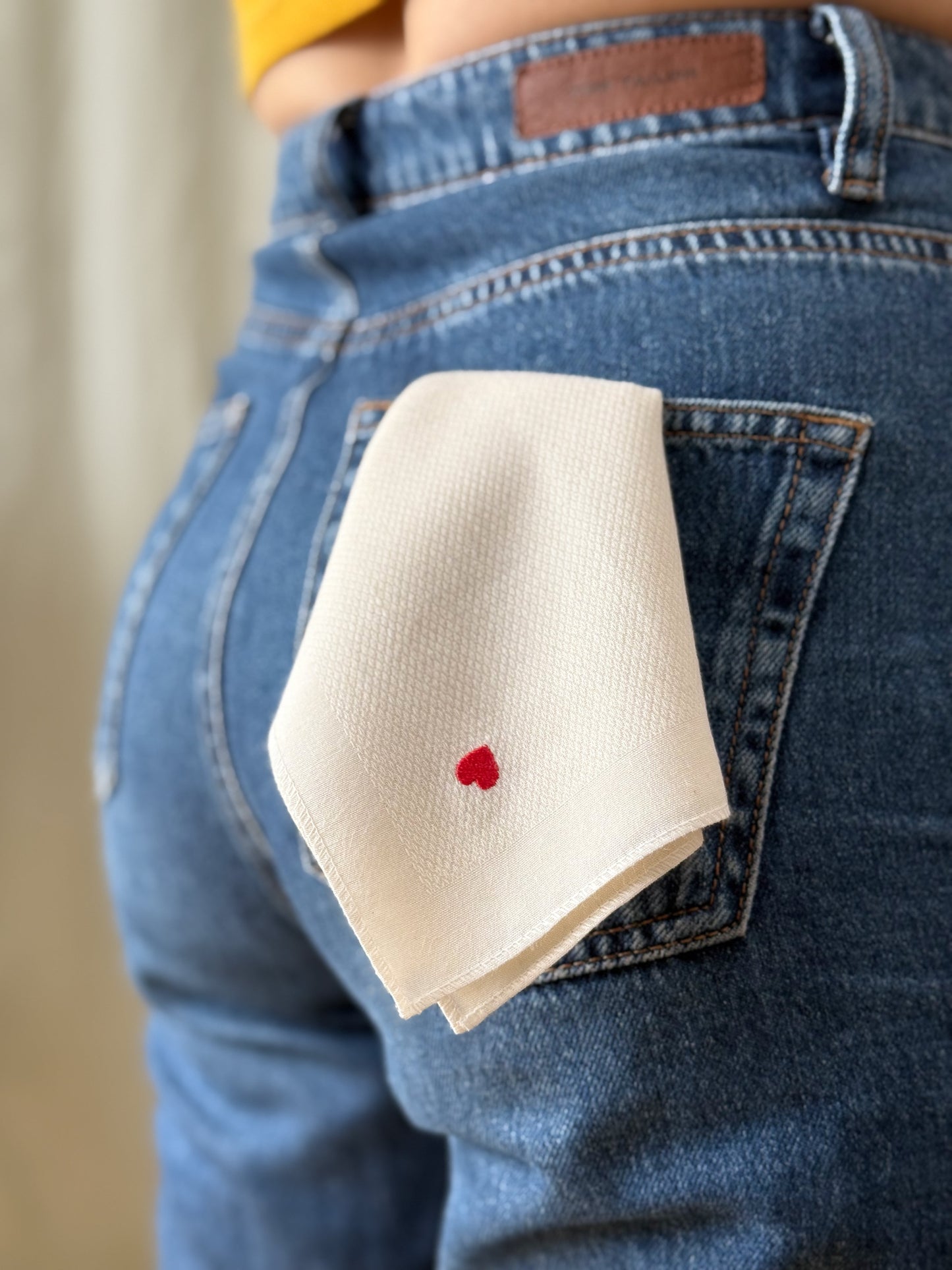 Our Extra-Soft, Extra-Sustainable Hanky with 🐞 Ladybug Embroidery