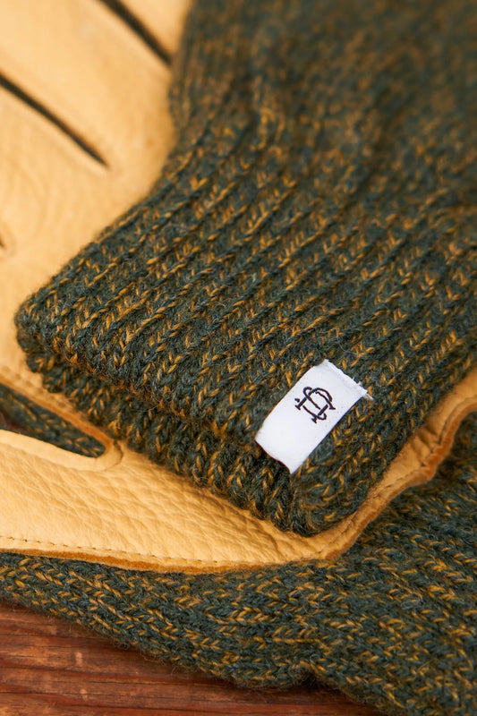 Jungle Melange with Natural Deerskin Full Glove UPSTATE STOCK