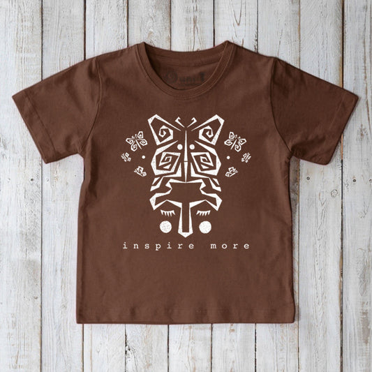 "Inspire More" Butterfly T-Shirt for Kids