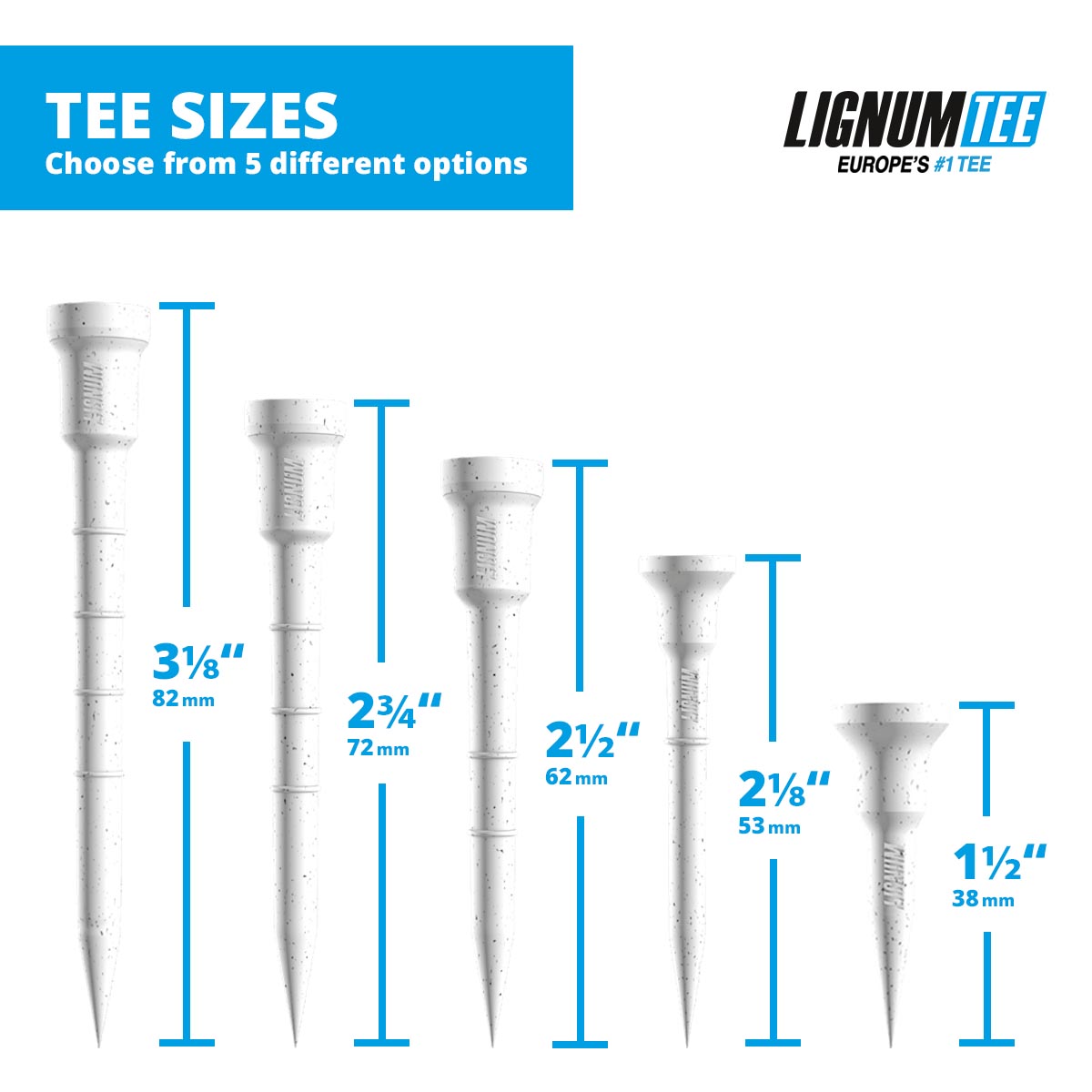 Lignum Tee - Star Golf Tees