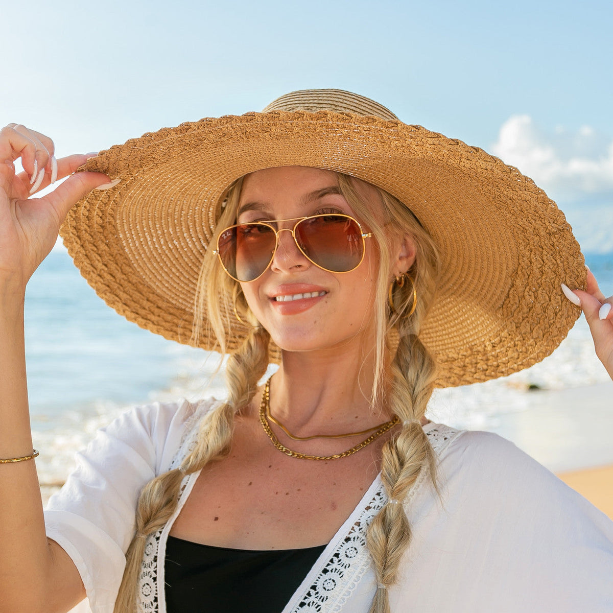 Scallop Edge Sunhat