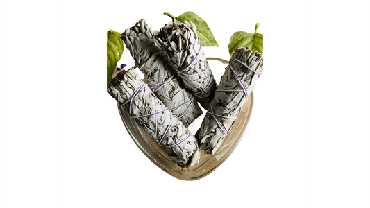 4" Sustainably Harvested - White Sage & Lavender