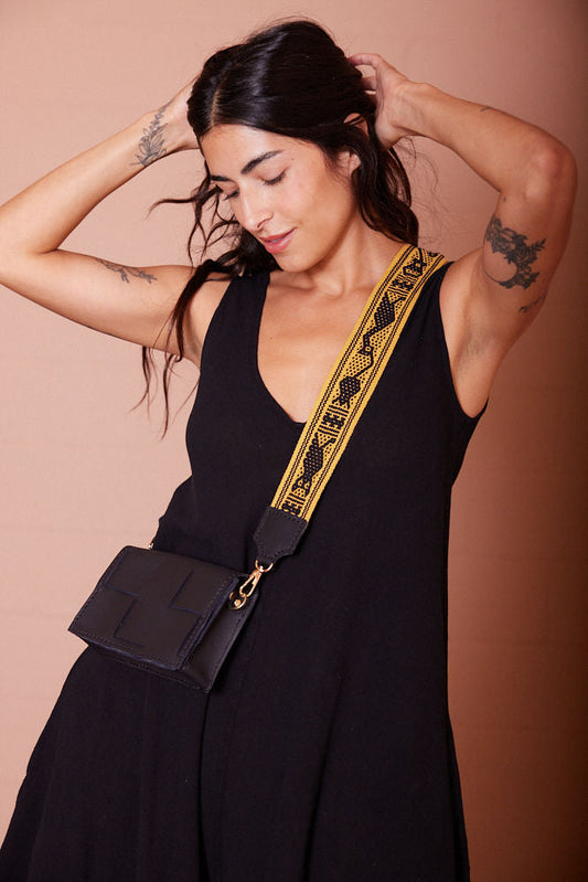 AZTEC STRAP // YELLOW + BLACK