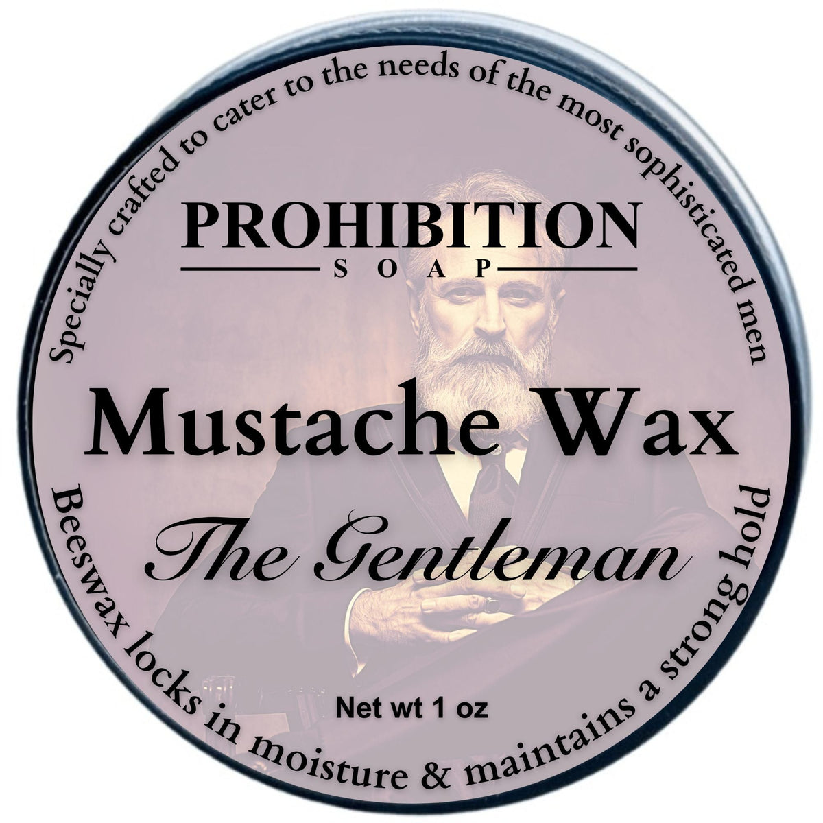The Gentleman Mustache Wax
