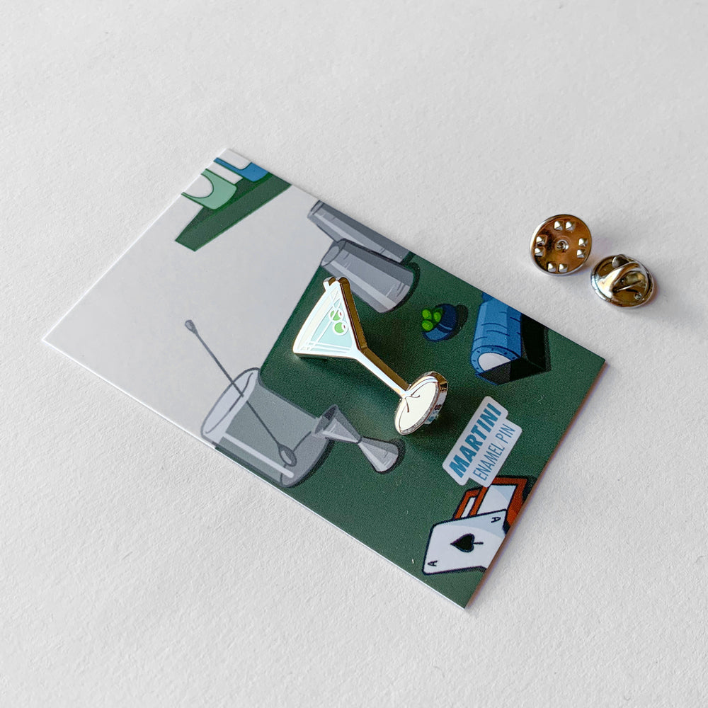 Martini Cocktail Pin