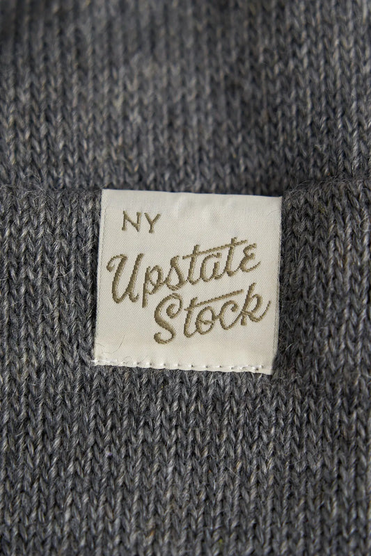 Grey American Mohair Beanie UPSTATE STOCK