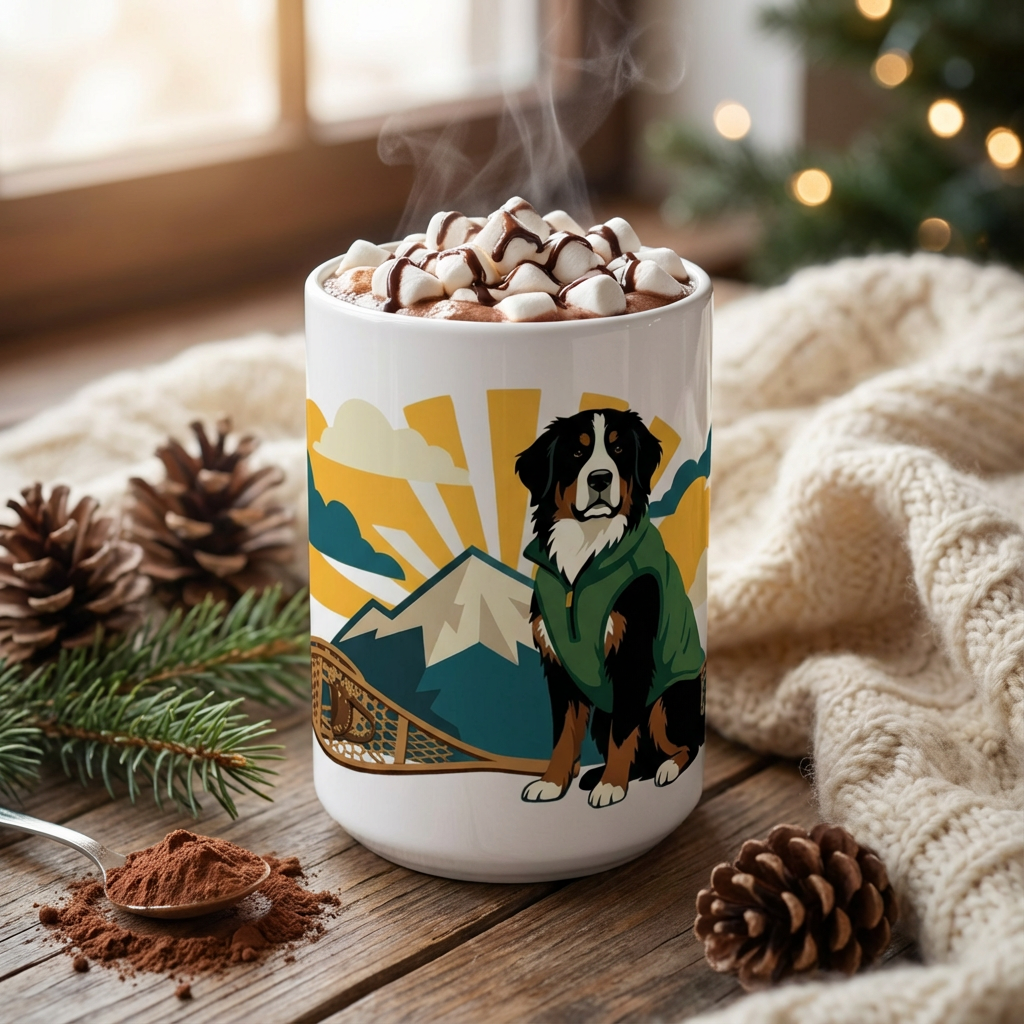 National Park Pups - Summit Bernese 15oz Mug
