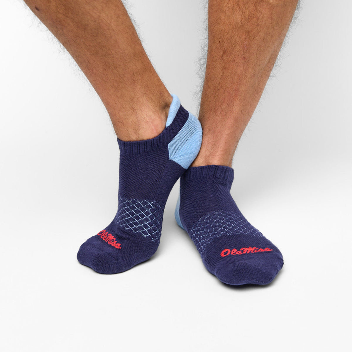 Ole Miss Ankle Socks 2 Pack
