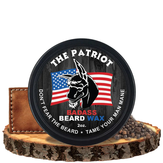 Badass Beard Wax - The Patriot Badass Beard Care
