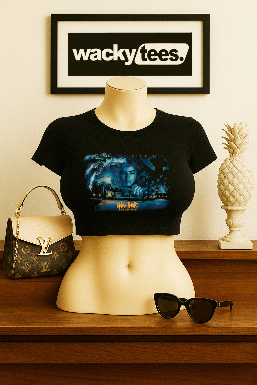 Nightmare of Elm Street - Sleep Kills Horror Terror Halloween Graphic Tee Shirt