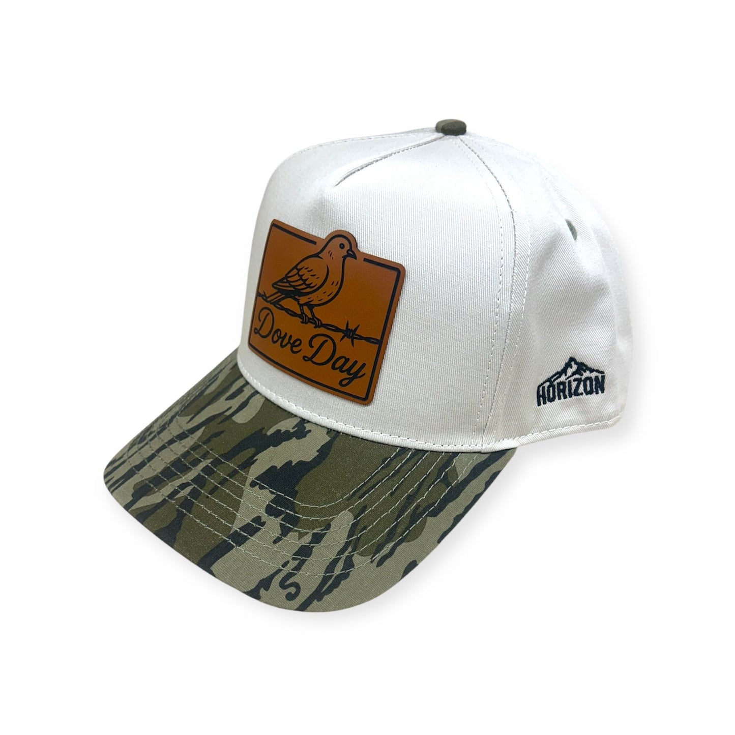 Dove Day Patch Hat - Lost Hat 5 Panel Camo