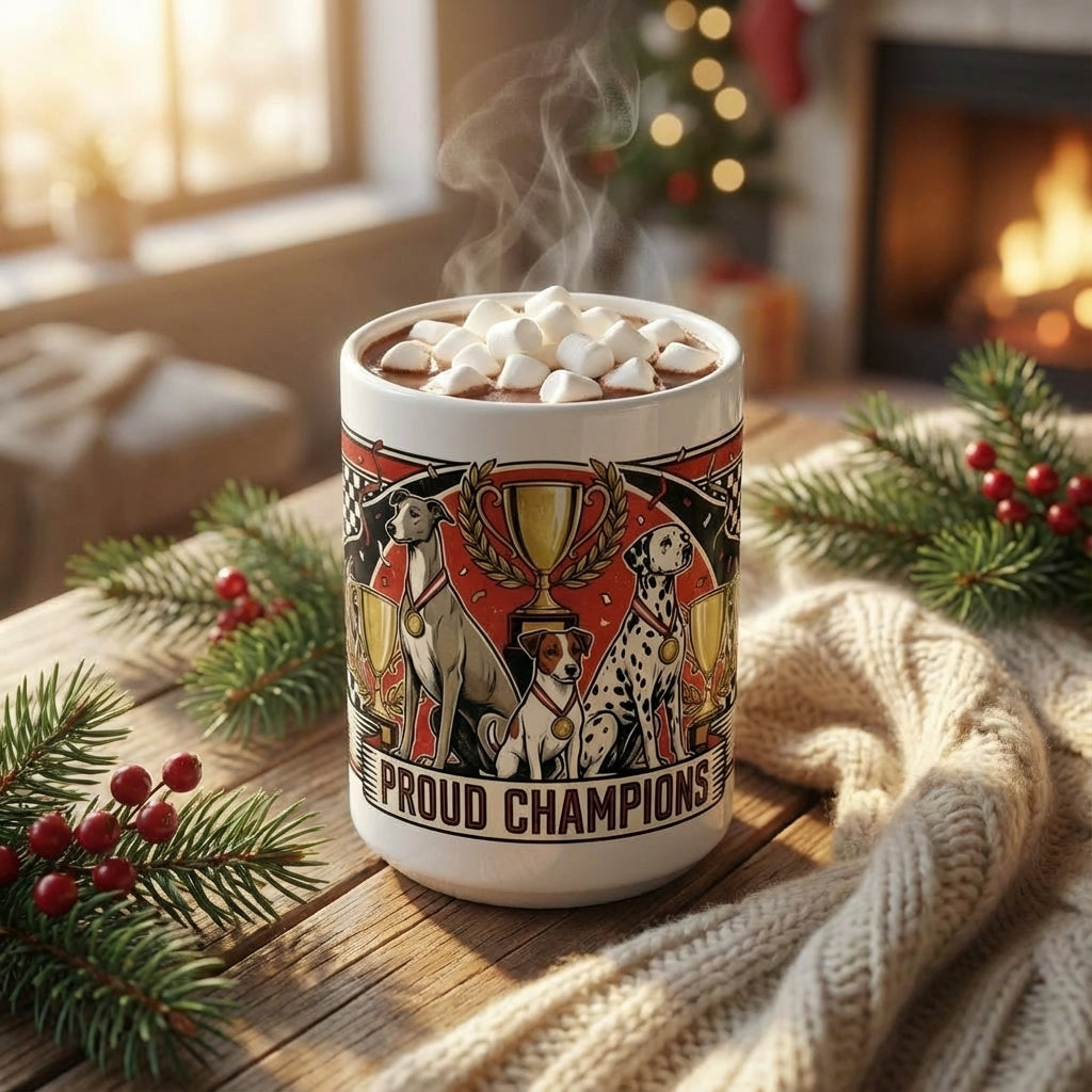 Pit Stop Pups - The Winner's Circle 15oz Mug