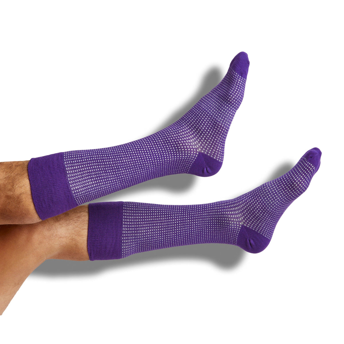 Purple / Orange Dress Socks 4 Pack