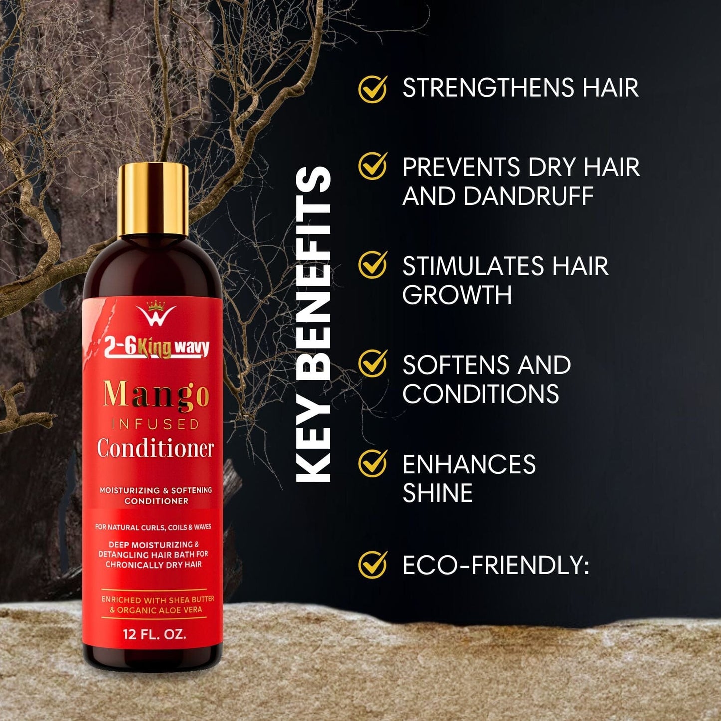 Infused Mango Conditioner (12 FL OZ) Premium Quality