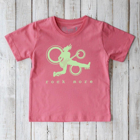 "Rock More" Guitar T-Shirt for Kids