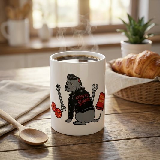 Rockabilly Pitties - Greaser Garage - 15oz Mug