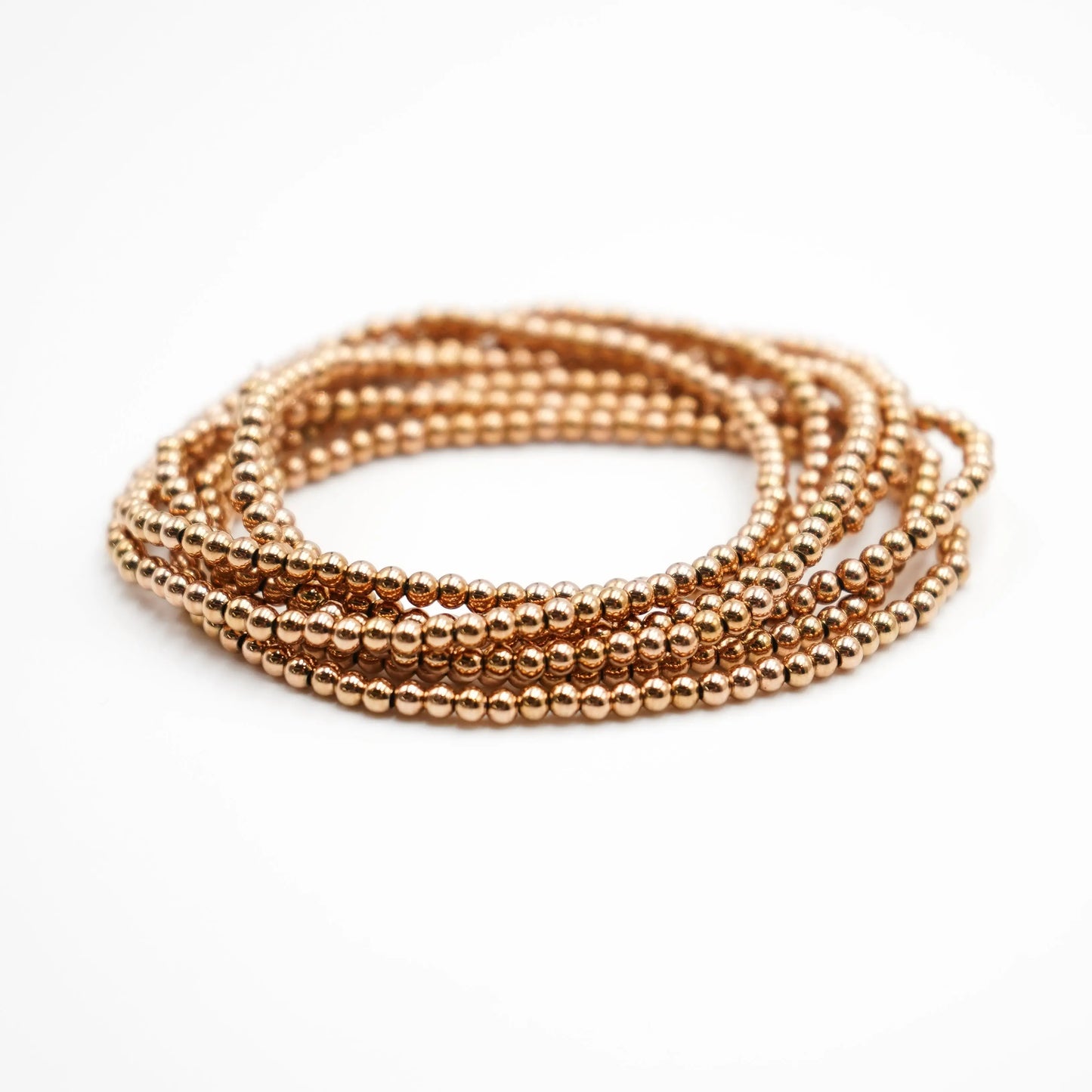 Rose Gold Filled 3mm Ball Bracelet | Accent Bracelet Mack & Rex