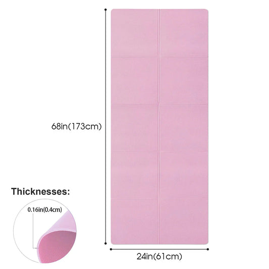 4mm EVA Yoga Mat – Anti-Slip Exercise & Pilates Fitness Mat