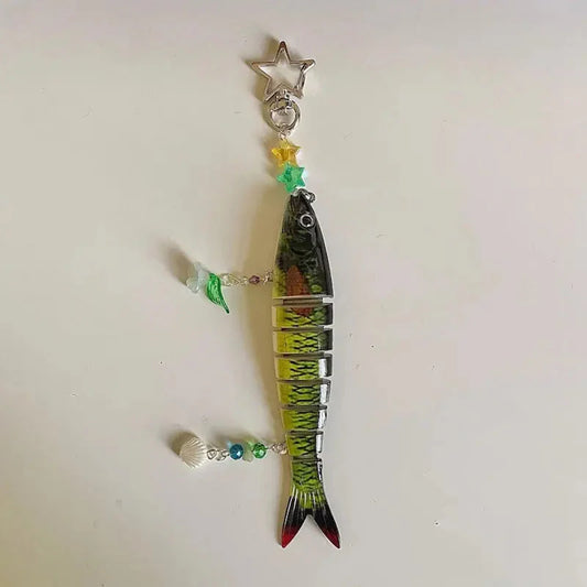 Handmade Fish Keychain, Gift For Fishing Enthusiasts