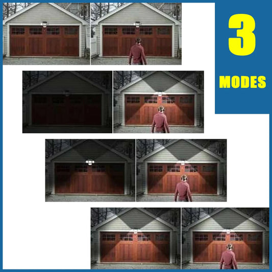 4-Head Outdoor Solar Motion Sensor Light – 122 LED Floodlight, 3000 Lumens, 270° Wide-Angle IP65 Waterproof Security Lamp